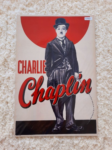 Latón Vintage Charlie Chaplin